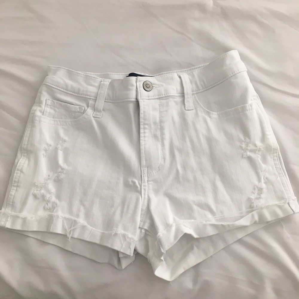 White Hollister Shorts